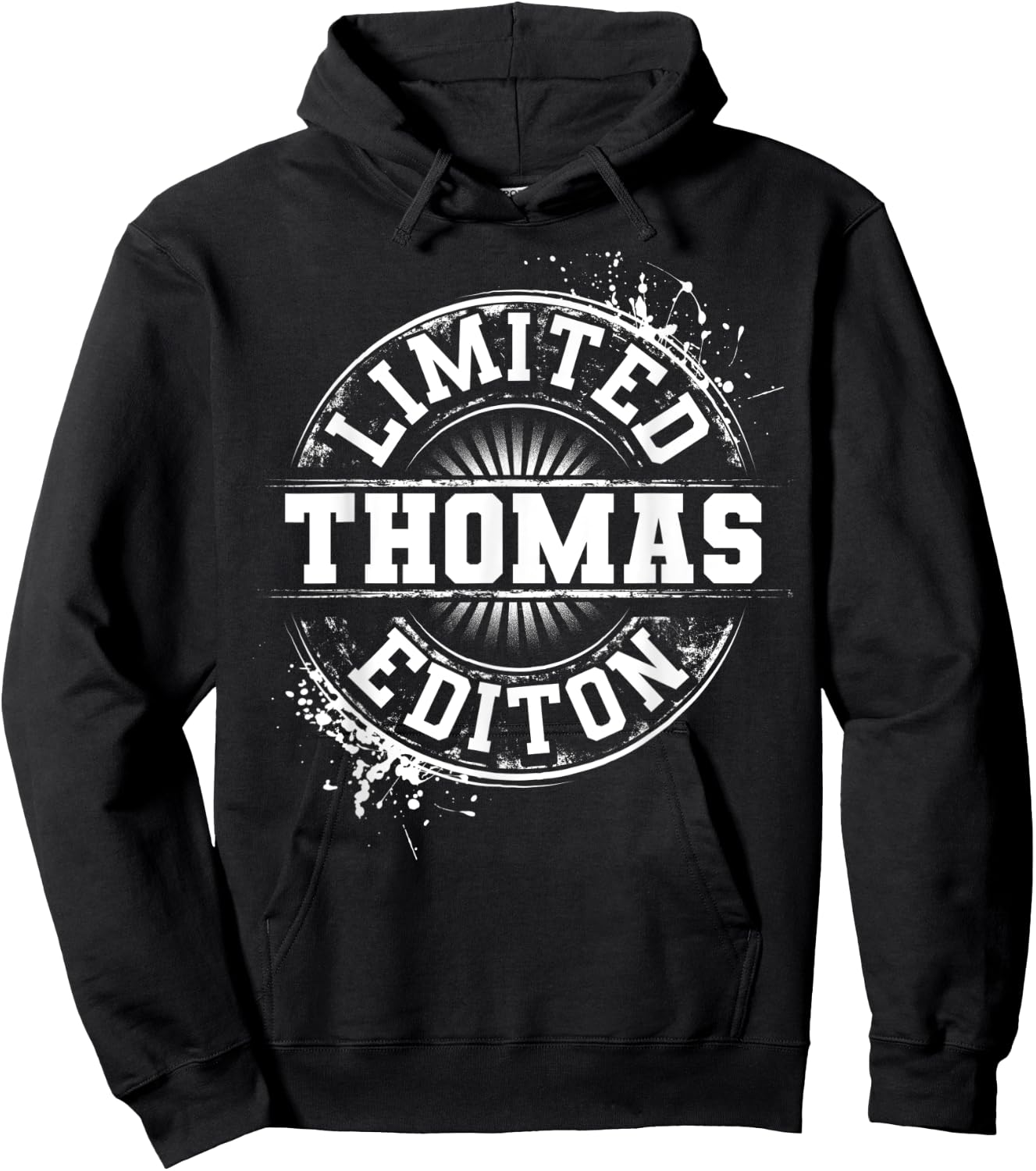 THOMAS Funny Surname Family Tree Birthday Reunion Gift Hoodie - Hoodie | Black