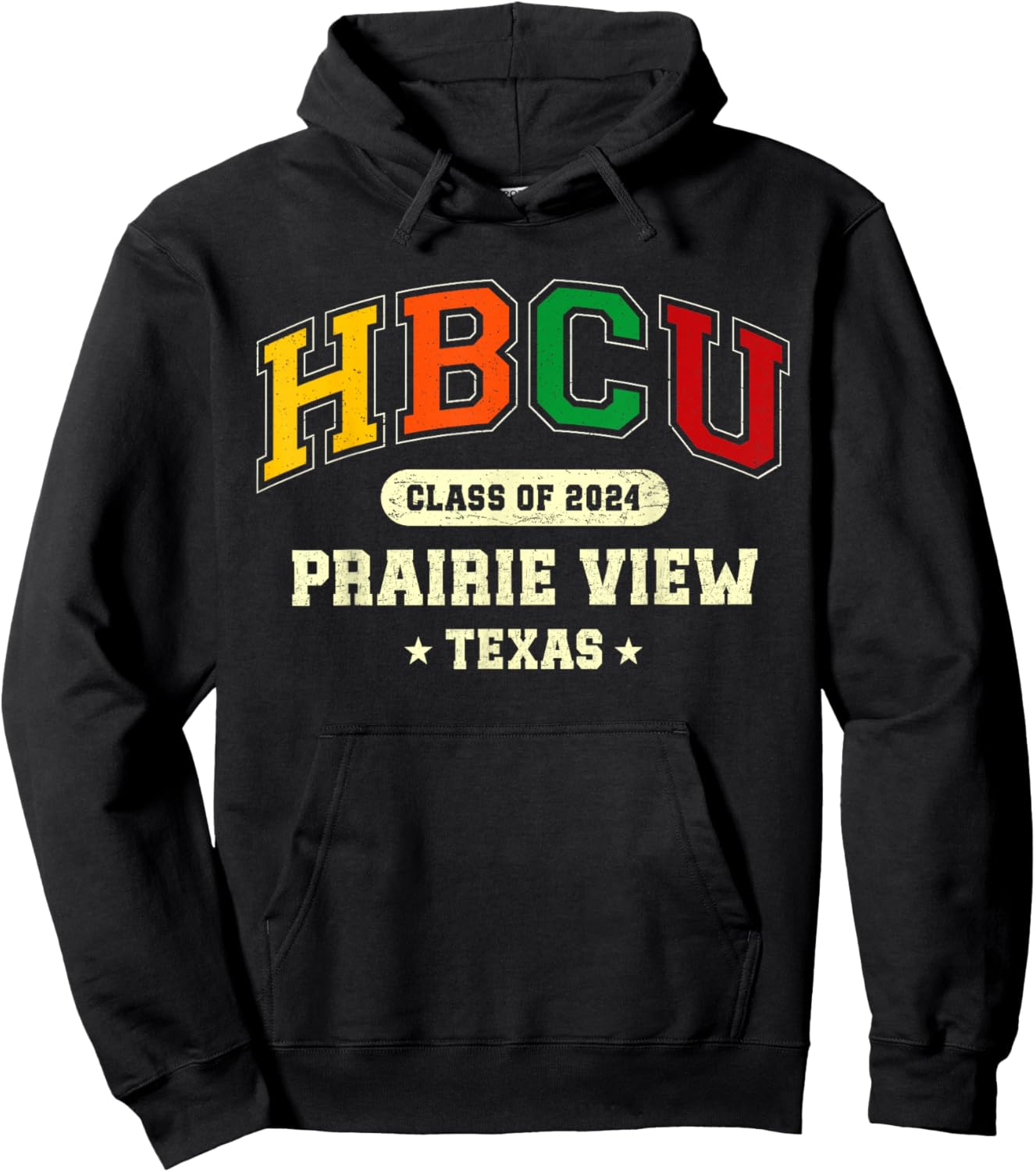 HBCU Class of 2024 Prairie View Texas Pride Hoodie - Hoodie | Black
