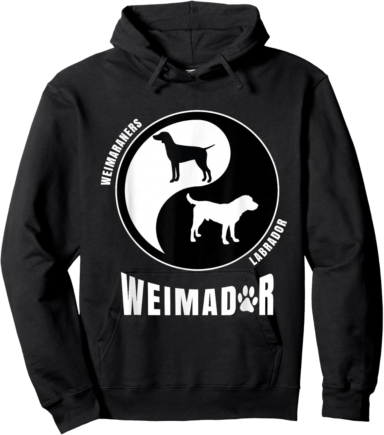 Weimador Dog Lovers Shirt | Breeders Gift | Pet Weimador Women Kids Hoodie - Hoodie | Black