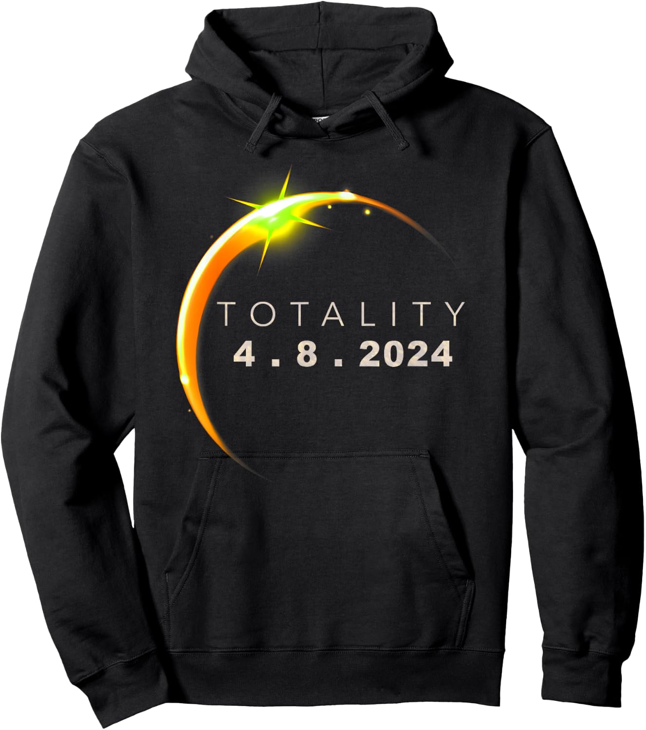 Total Solar 2024 Eclipse Hoodie - Hoodie | Black