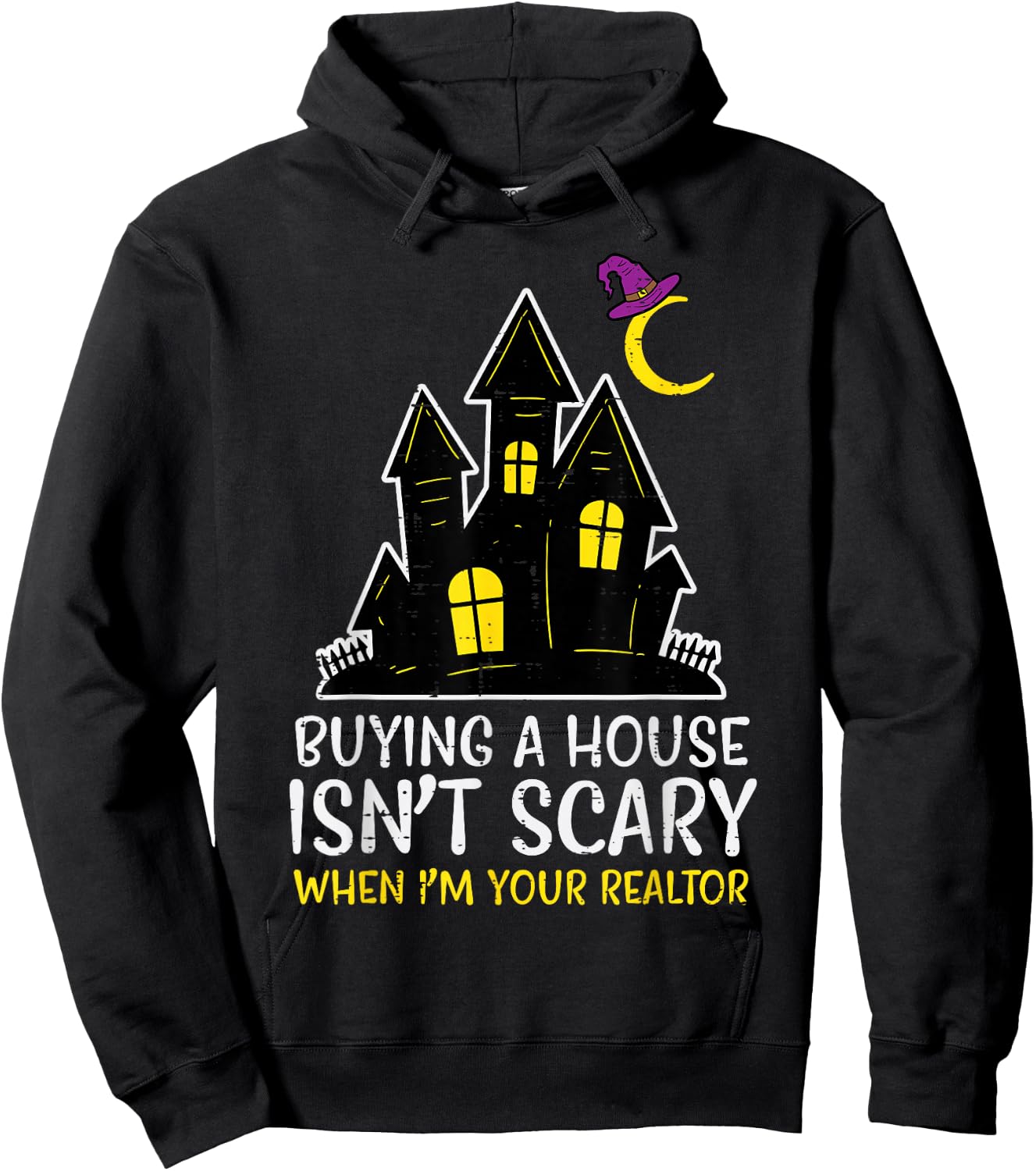 Halloween Realtor Buying House Isnt Scary Costume Women Men Hoodie - Hoodie | Black