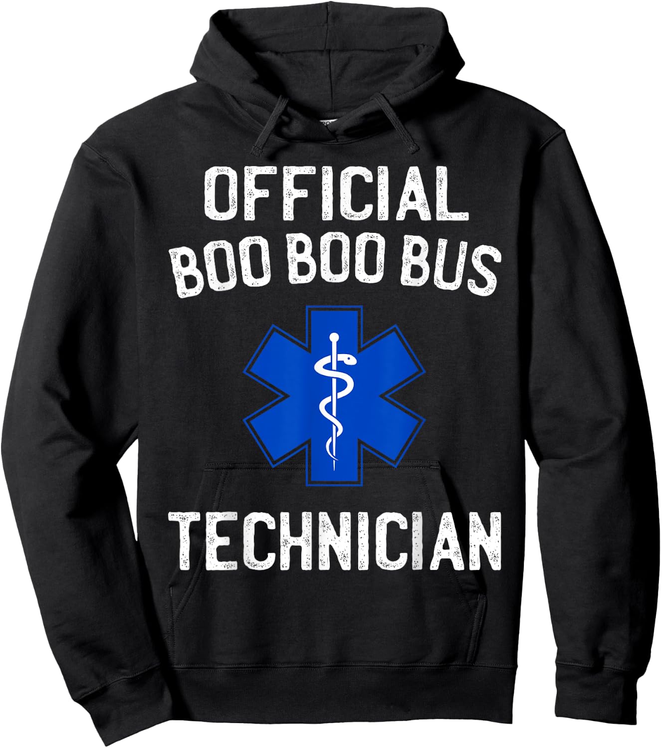 Official Boo Boo Bus Technician Funny EMT AMR EMS Paramedic Hoodie - Hoodie | Black