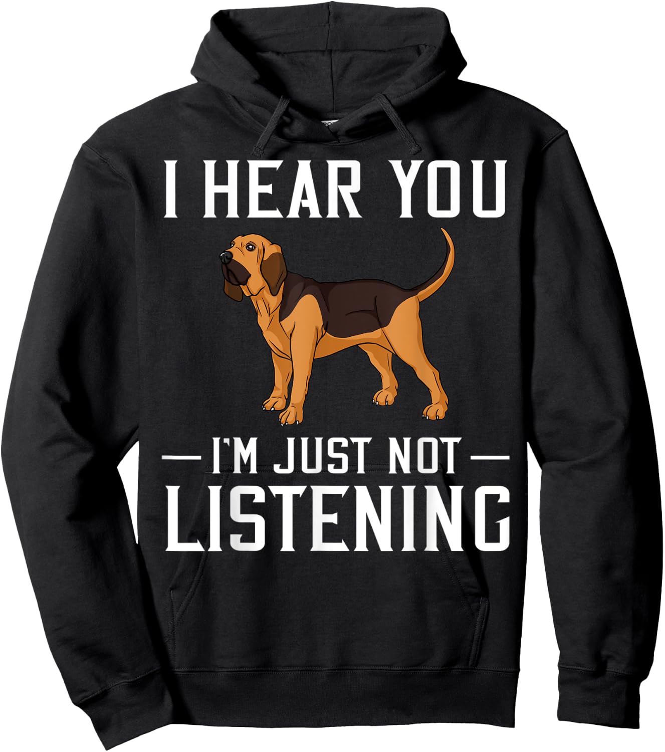 Bloodhound Dog Puppies Owner Lover Hoodie - Hoodie | Black