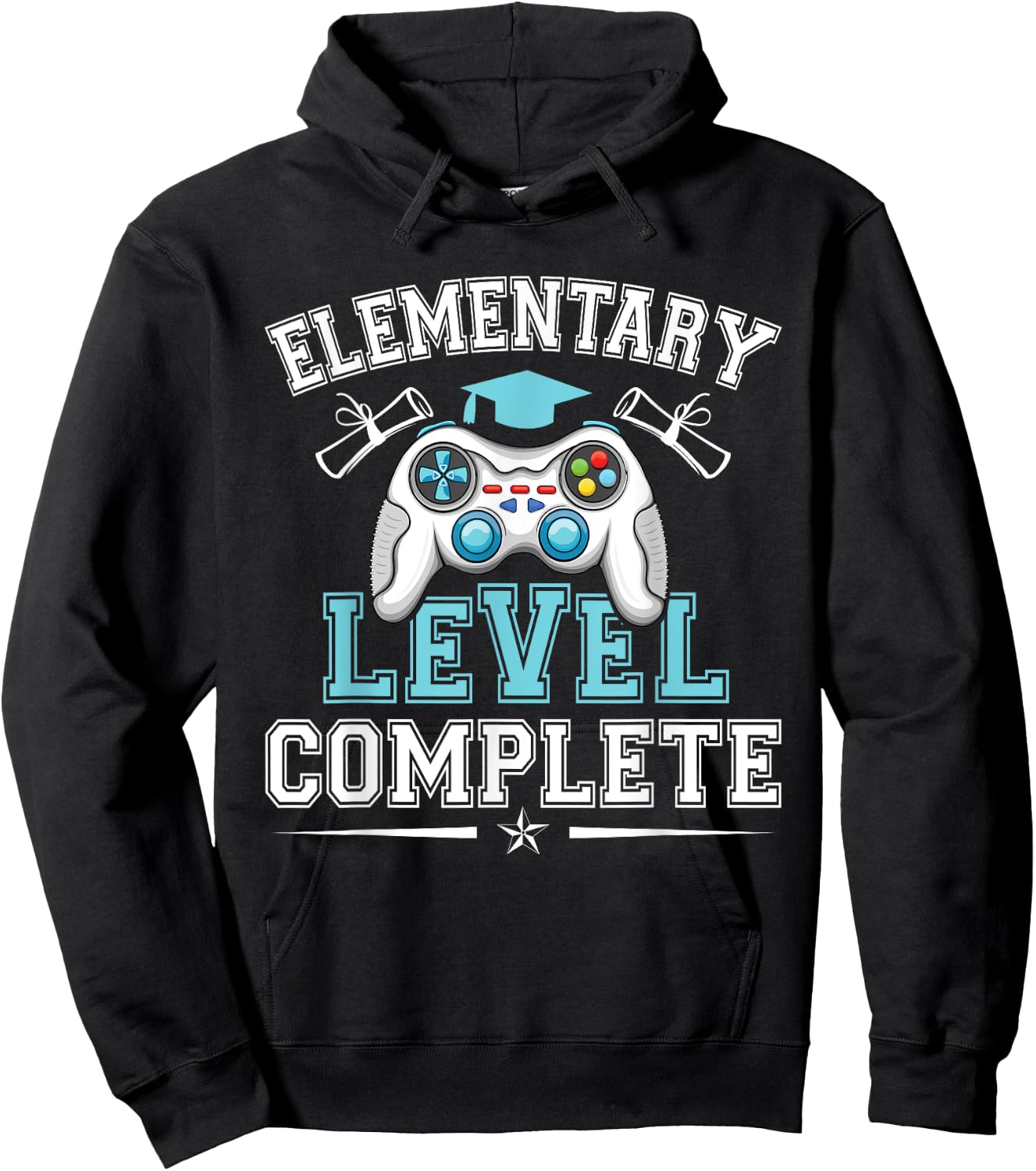Elementary Level Complete Graduation 2025 Class Elementary Hoodie - Hoodie | Black