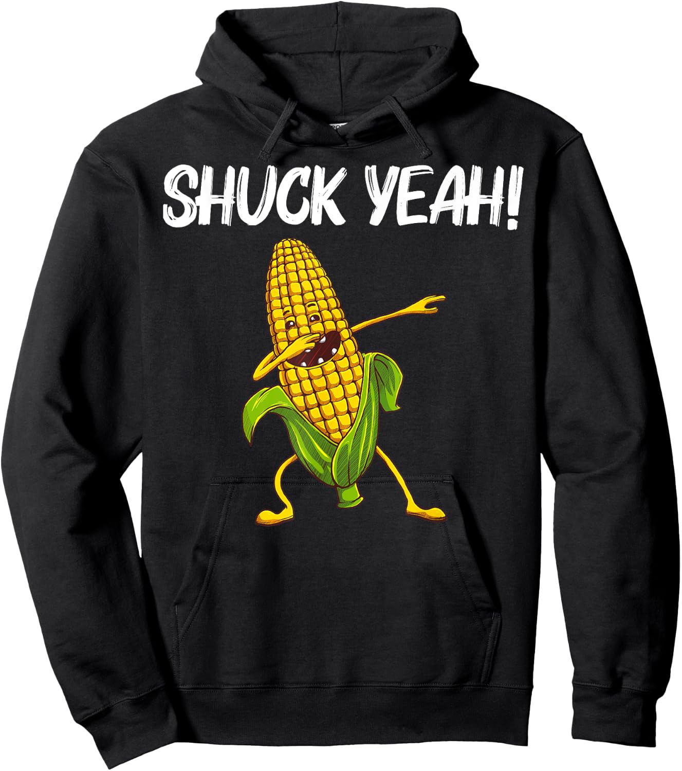 Funny Corn Gift Women Corn On The Cob Costume Farmer Hoodie - Hoodie | Black
