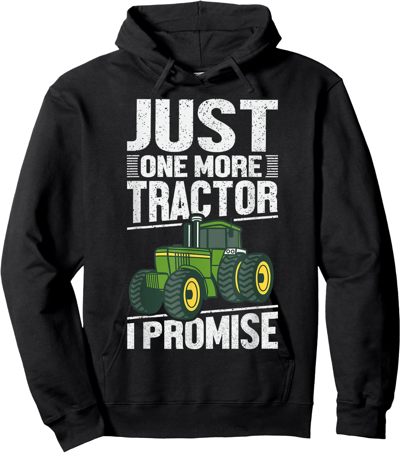 Nur noch ein Traktor I promise funny Gift Hoodie - Hoodie | Black