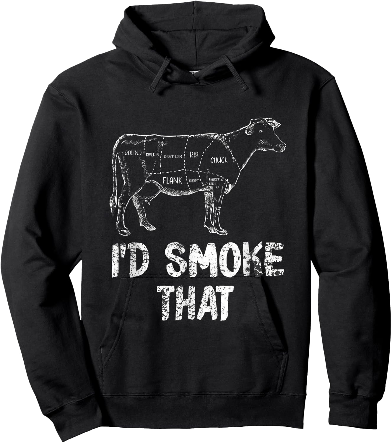 Id Smoke That BBQ Hoodie - Hoodie | Black
