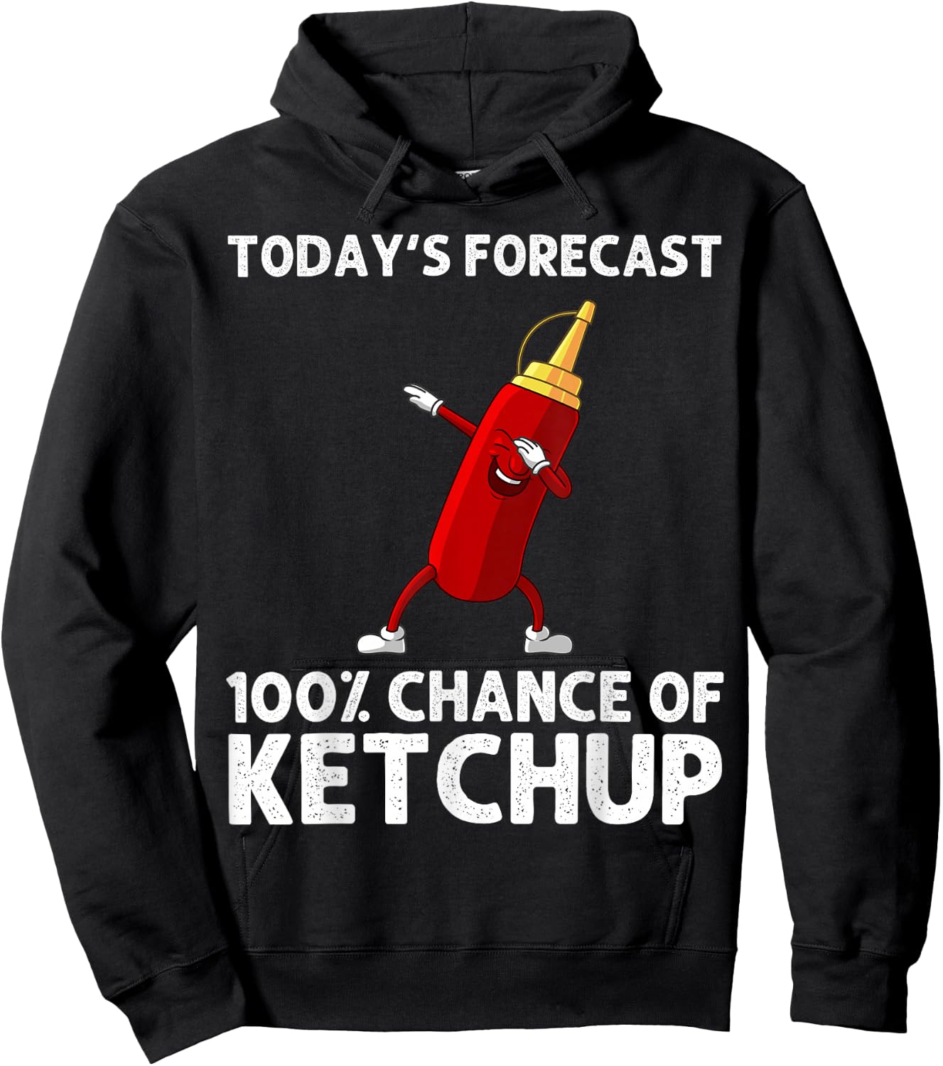Funny Ketchup Gift Women Ketchup Merchandise Tomato Hoodie - Hoodie | Black