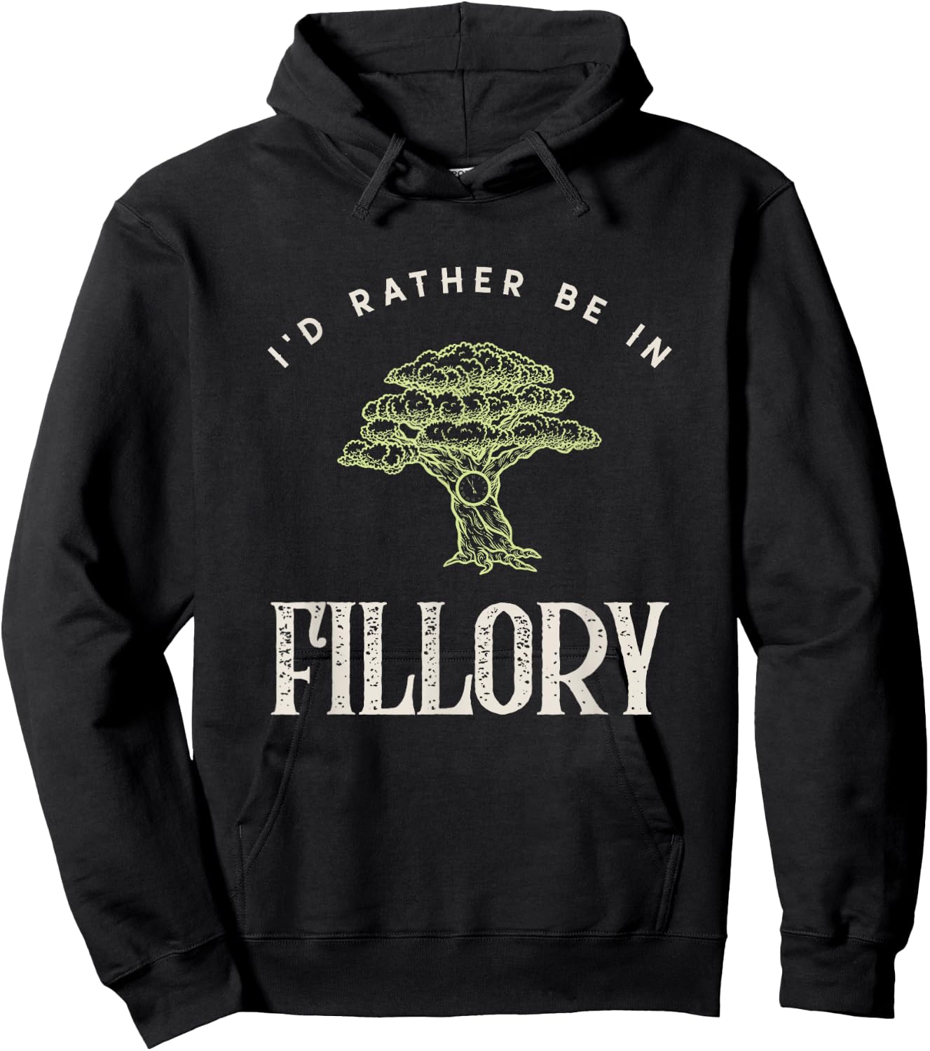 Magical Cat Women's I'd Rather Be In Fillory The Magicians Modern Graphic Print Black Short Sleeve Hoodie - Hoodie | Black