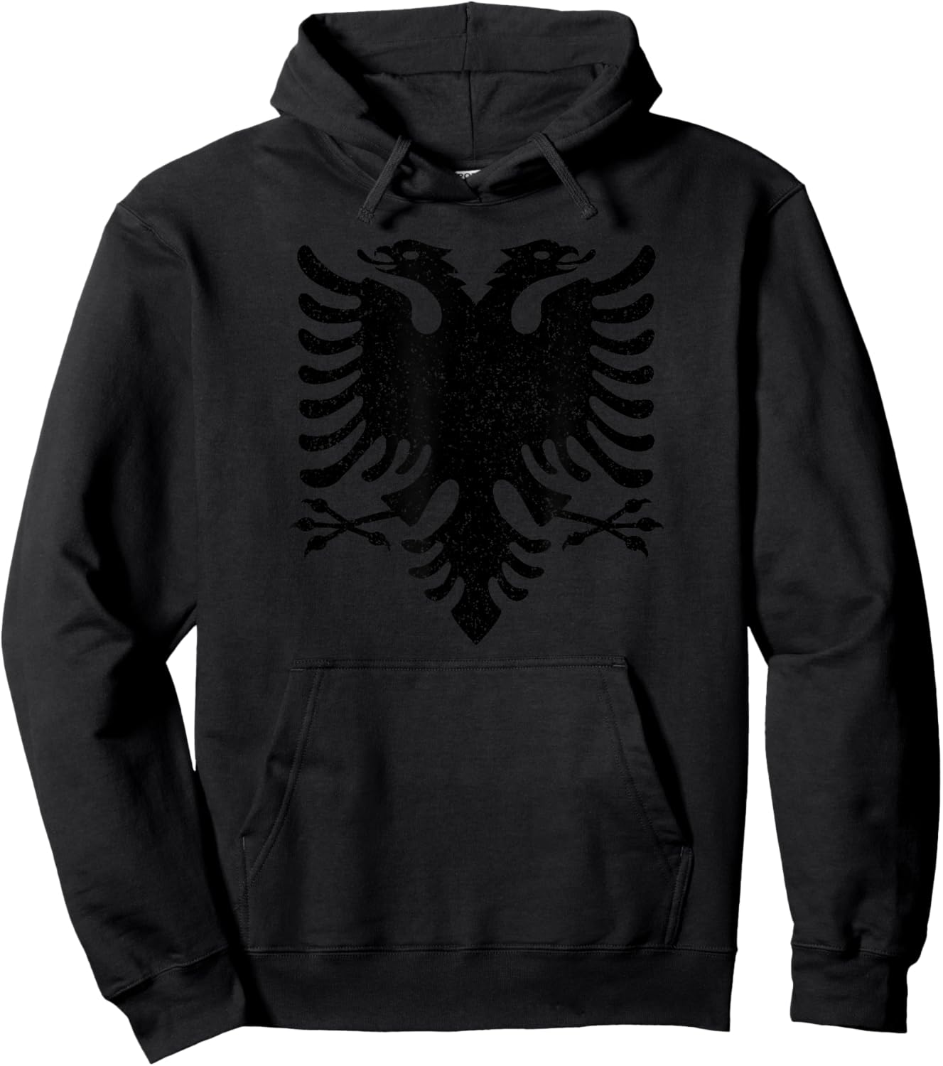 Albania Flag Albanian Double-headed Eagle Hoodie - Hoodie | Black