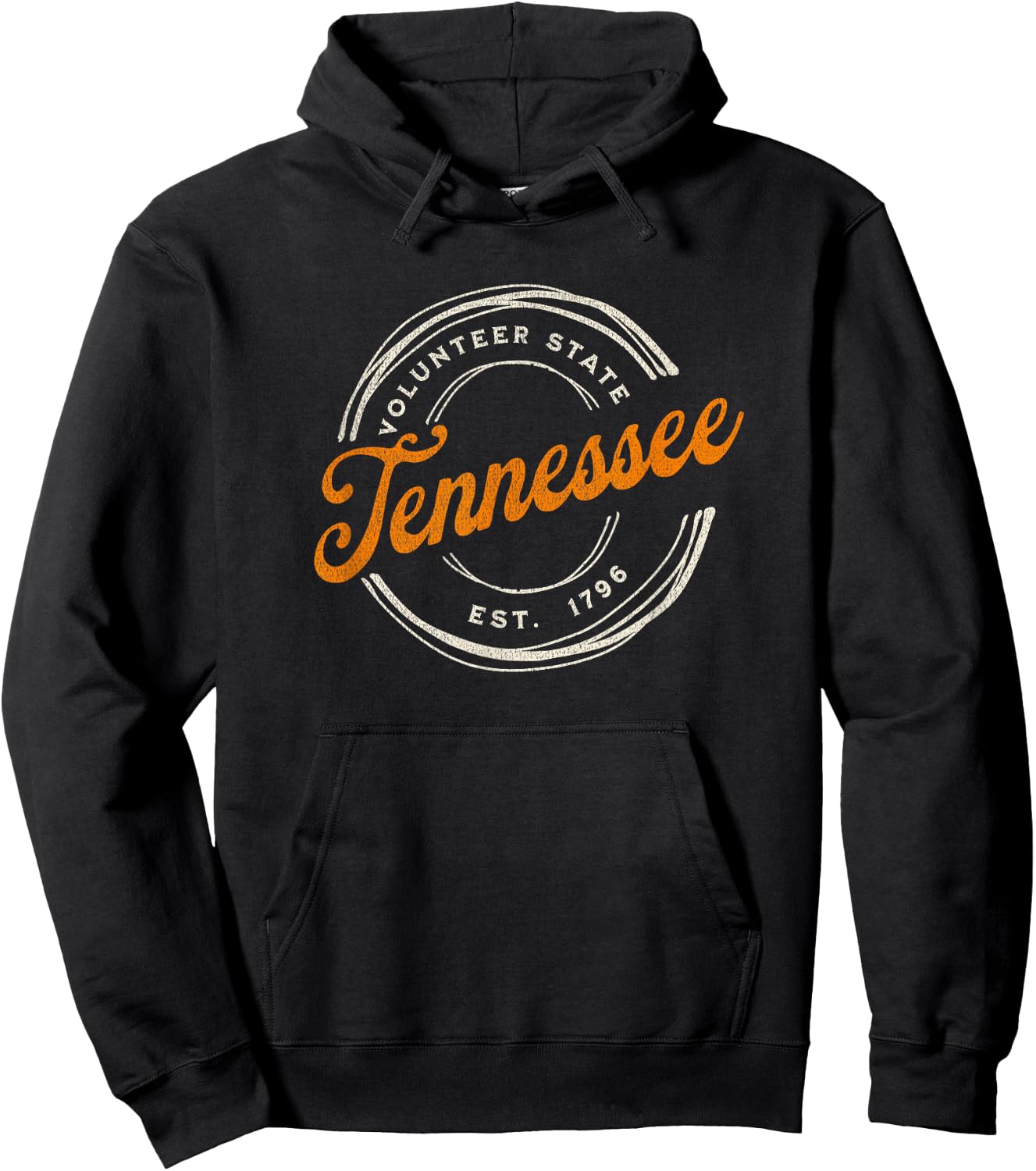 Retro Tennessee Volunteer State Hoodie - Hoodie | Black