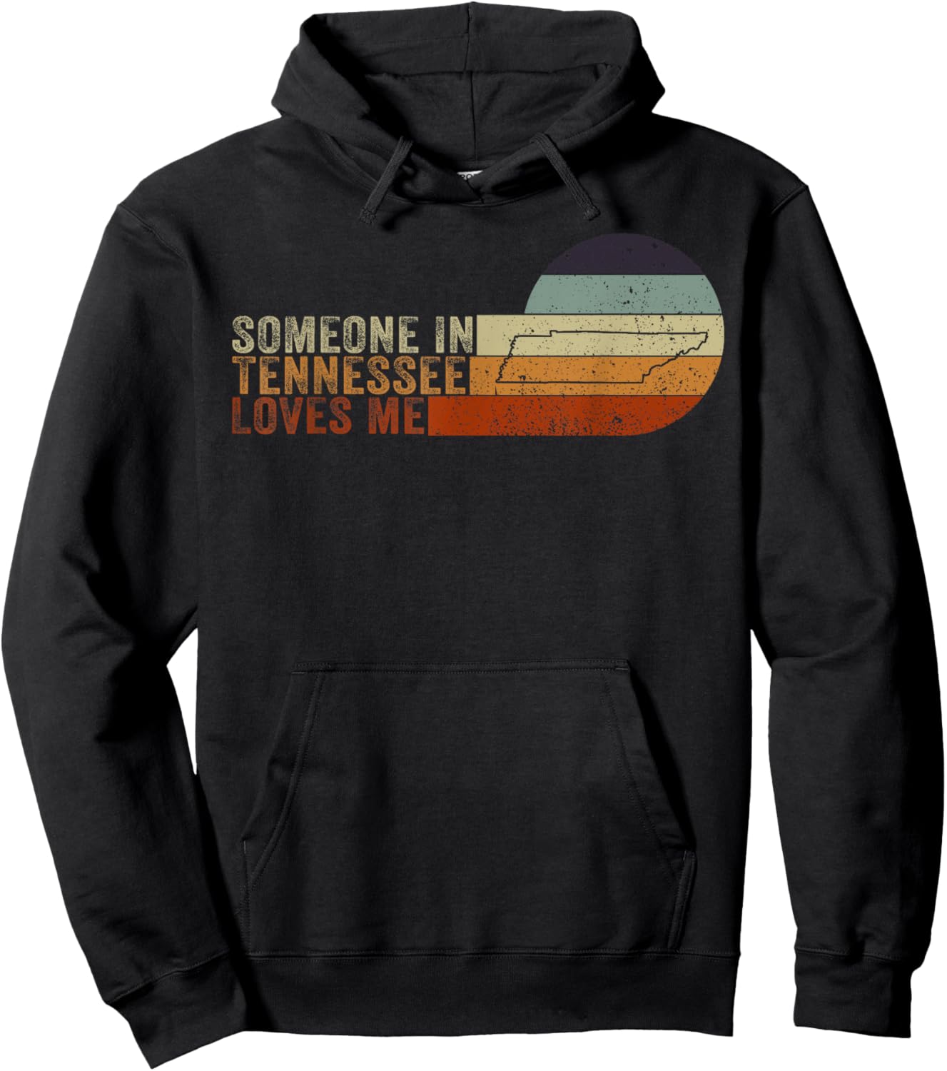 Someone In Tennessee Loves Me Volunteer State Hoodie - Hoodie | Black
