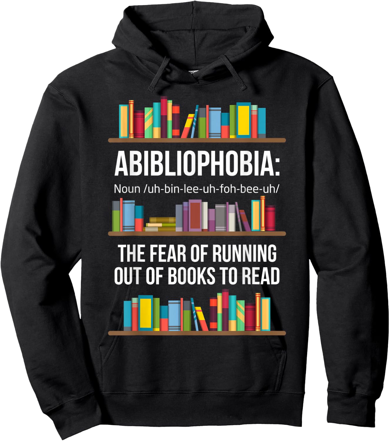 Abibliophobia Hoodie - Hoodie | Black