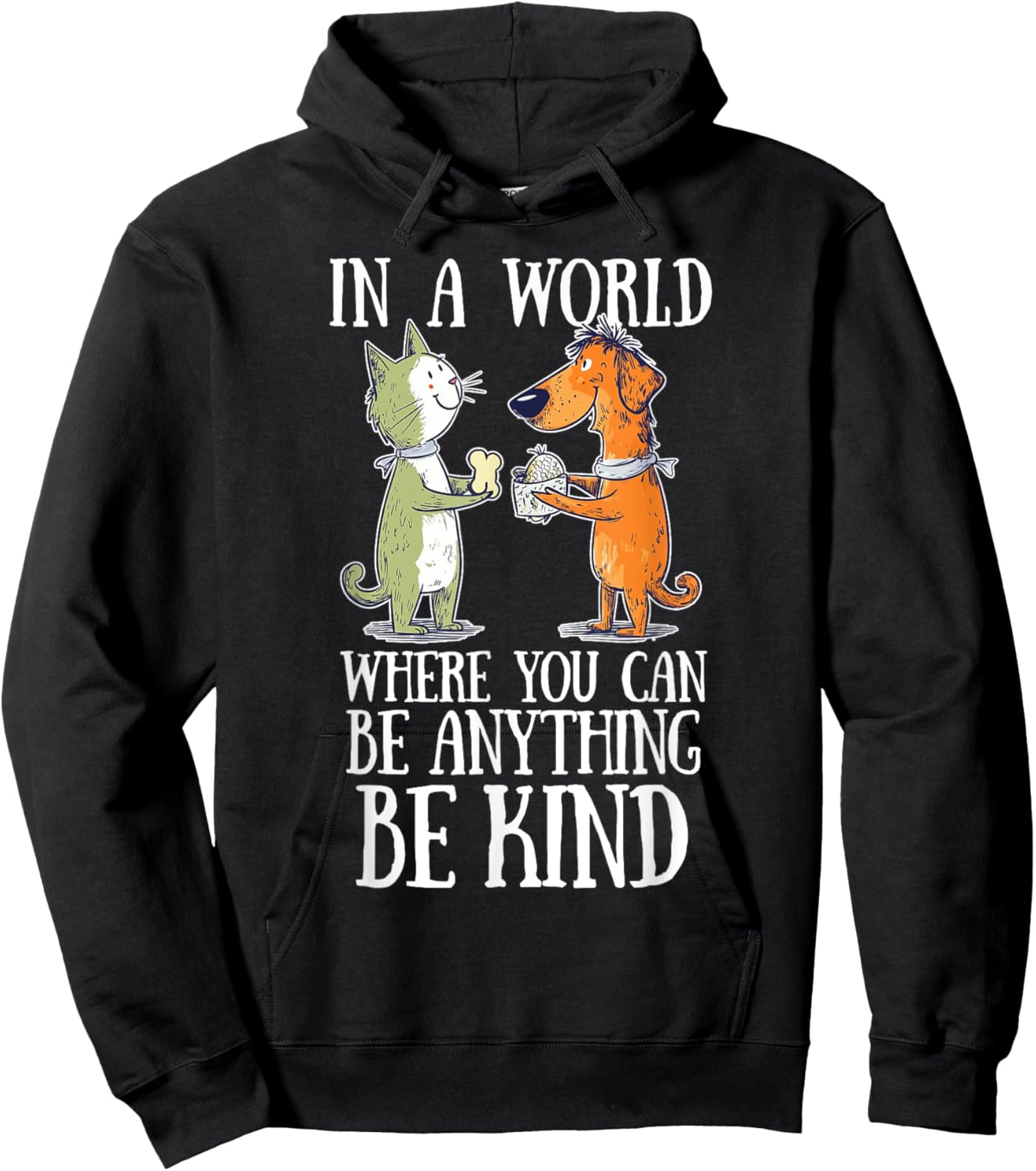 In A World Where You Can Be Anything Be Kind Unity Day Hoodie - Hoodie | Black
