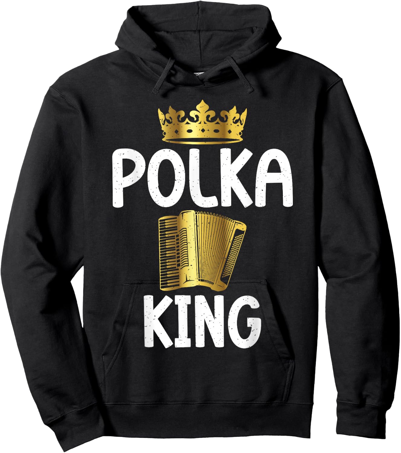 Polka King Polish Polka Hoodie - Hoodie | Black