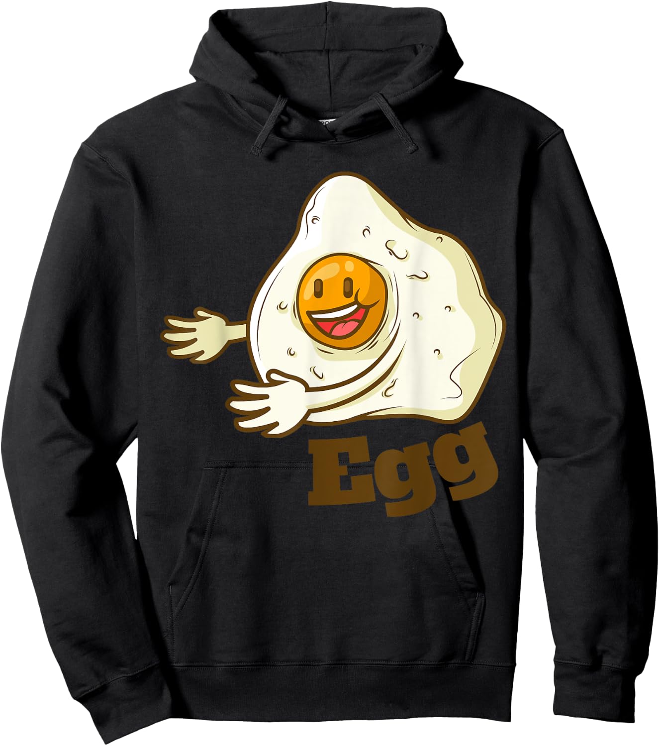 Funny Bacon And EGG Duo Valentines Halloween Easy Costume Hoodie - Hoodie | Black