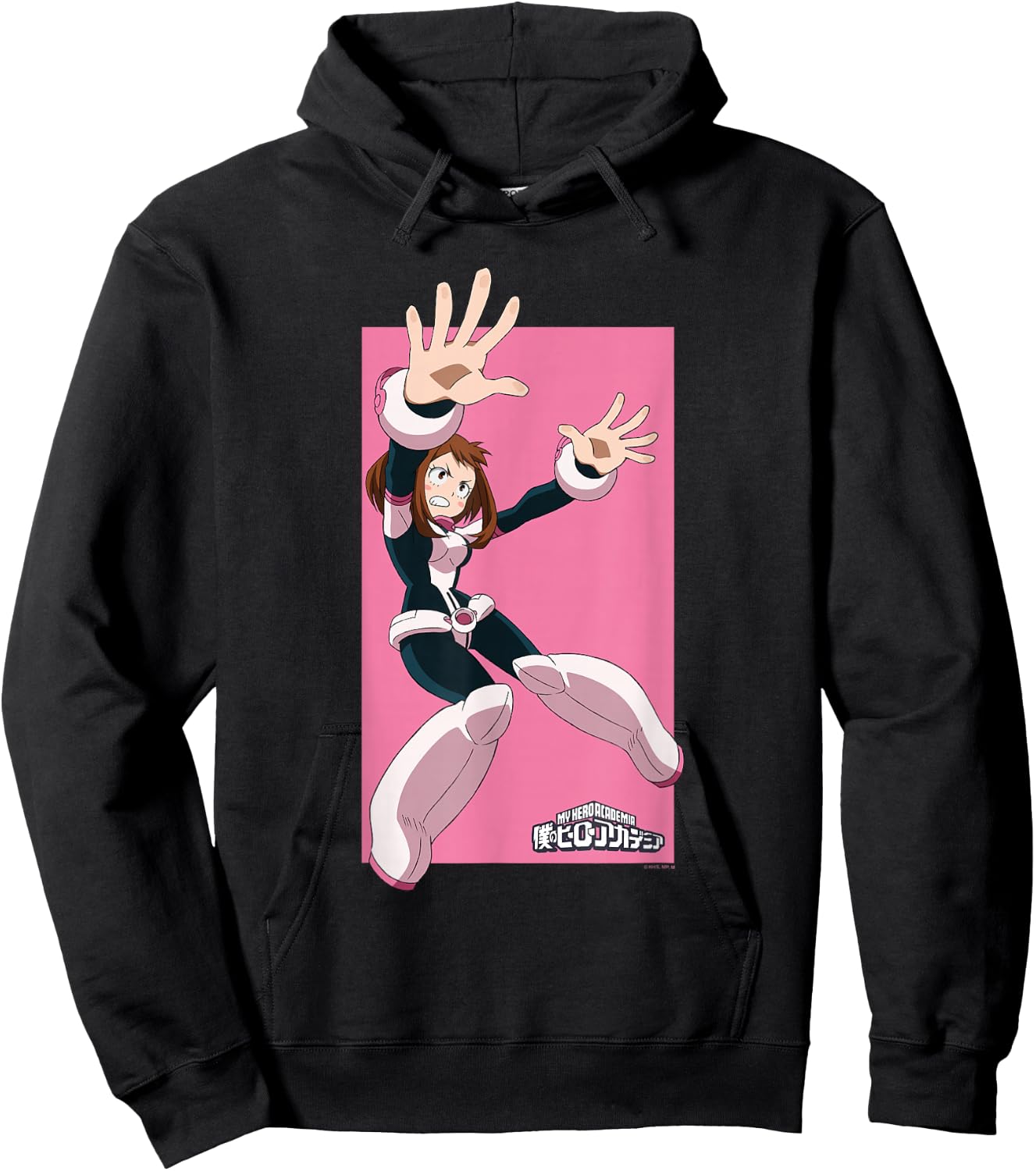 My Hero Academia Uraraka Hero Pose Anime Hoodie - Hoodie | Black