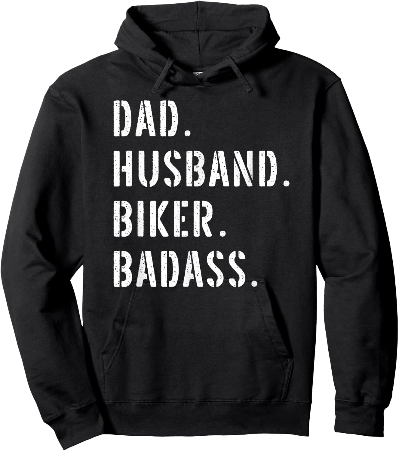 Biker Motorcycle Dad Gifts From Daughter Son Wife Hoodie - Hoodie | Black