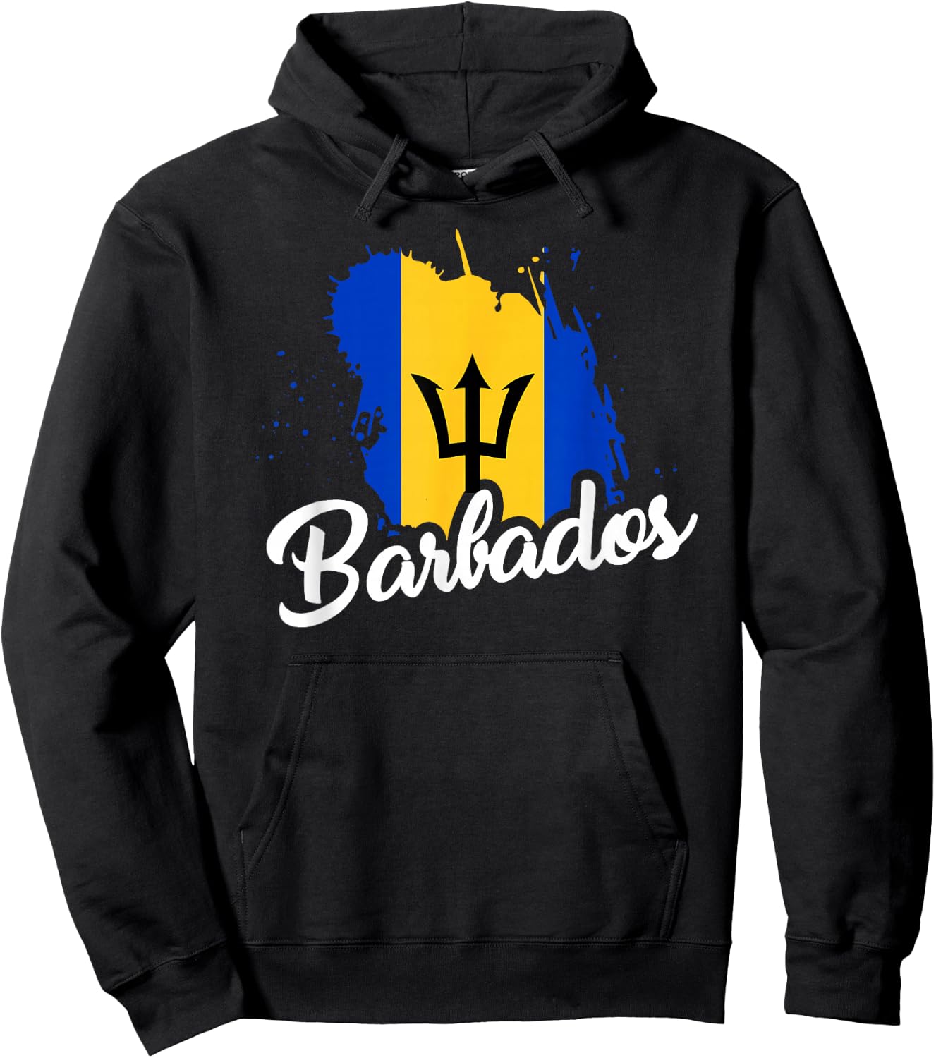 Barbados Flag T Shirt Bajan Proud Roots Love Heritage Cute Hoodie - Hoodie | Black