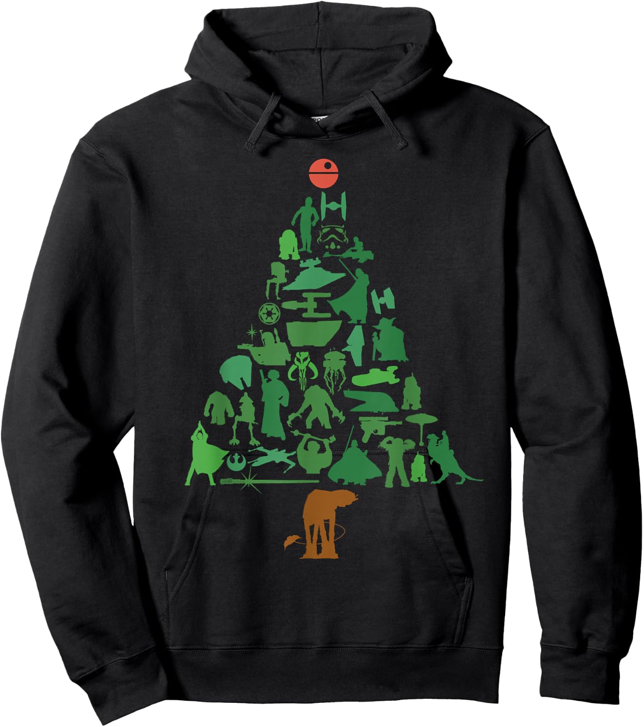 Star Wars Holiday Christmas Tree Hoodie - Hoodie | Black