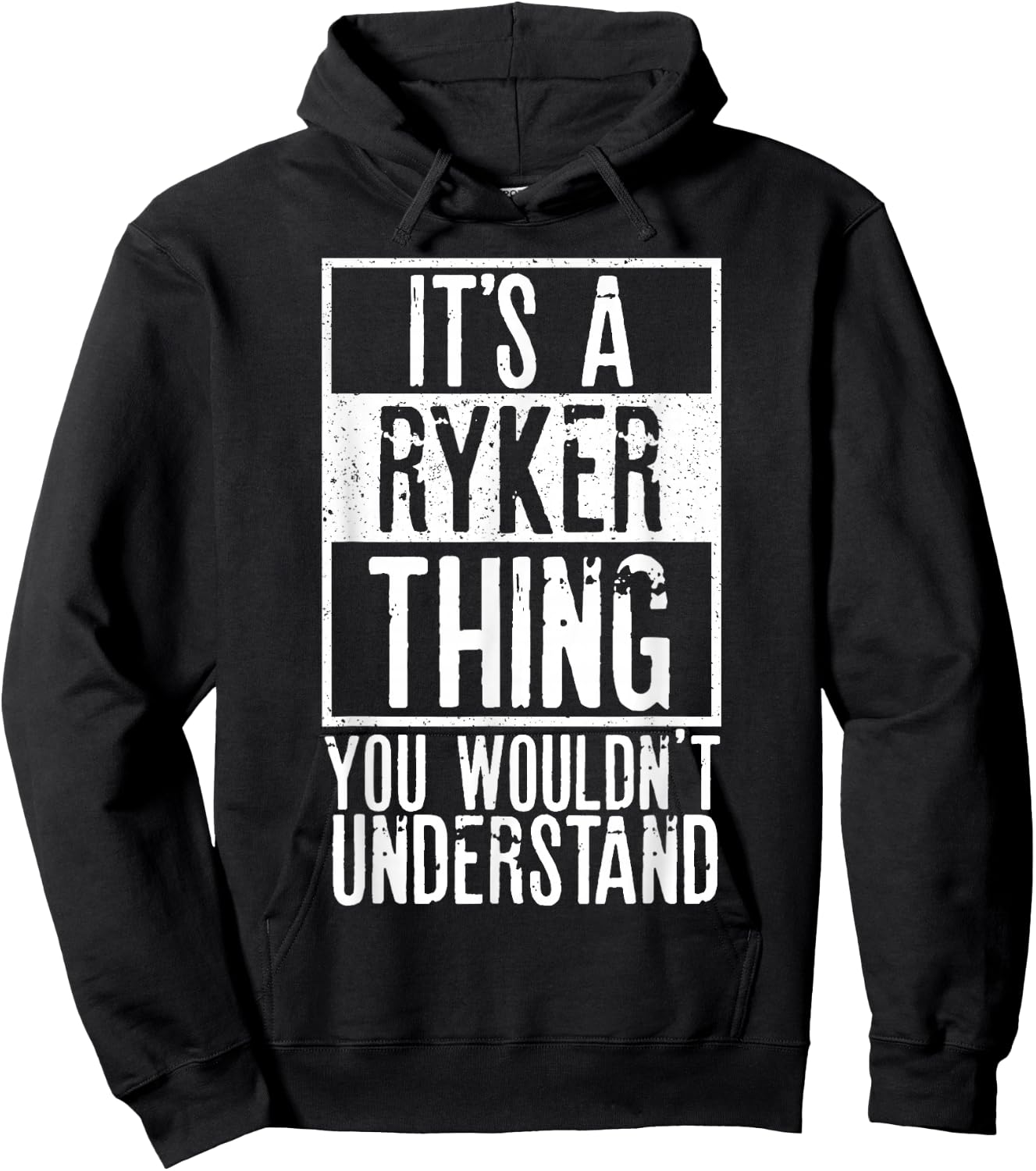 Its A Ryker Thing You Wouldnt Understand Hoodie - Hoodie | Black