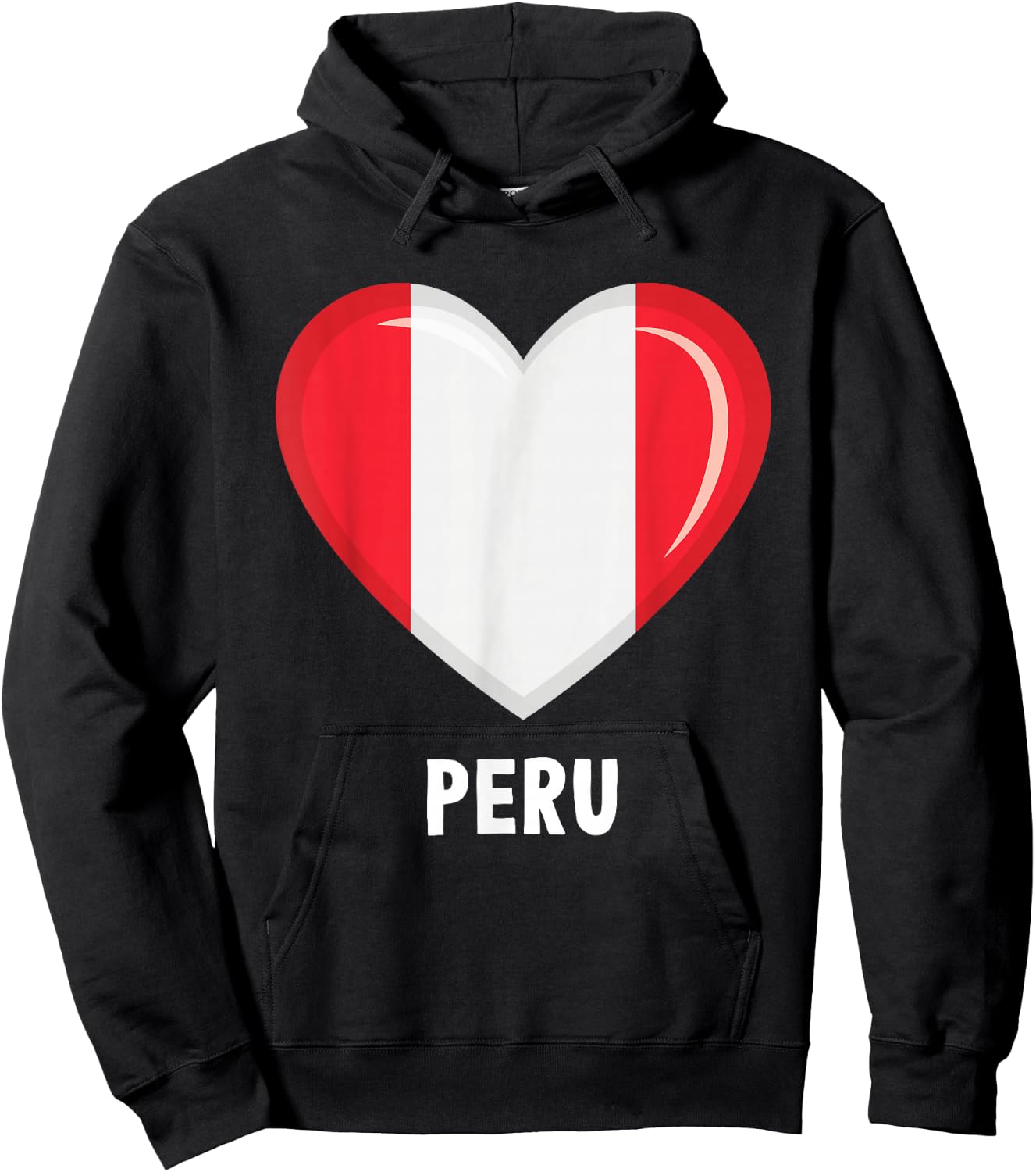 Peruvian Flag Jersey | Peruvian Hoodie - Hoodie | Black