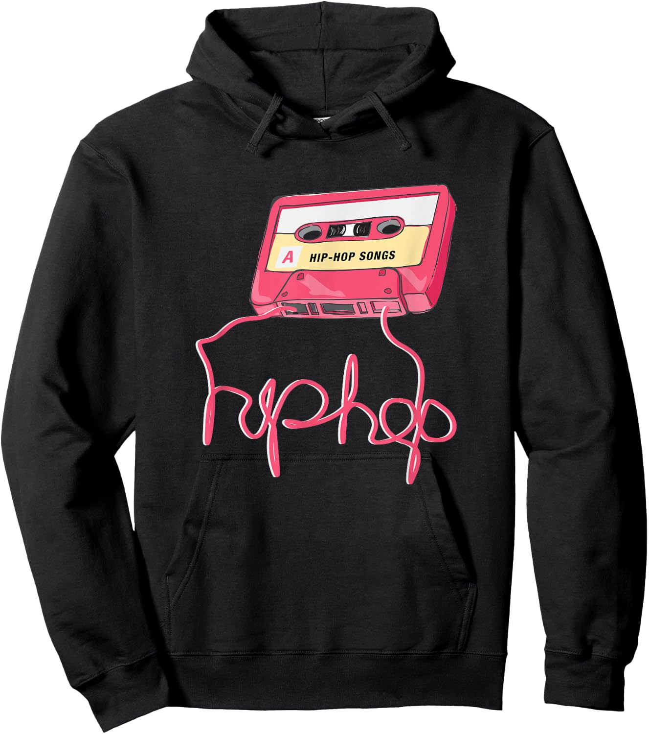 Hip Hop Cassette 90s Disco Street Dance Breake Dance Gift Hoodie - Hoodie | Black