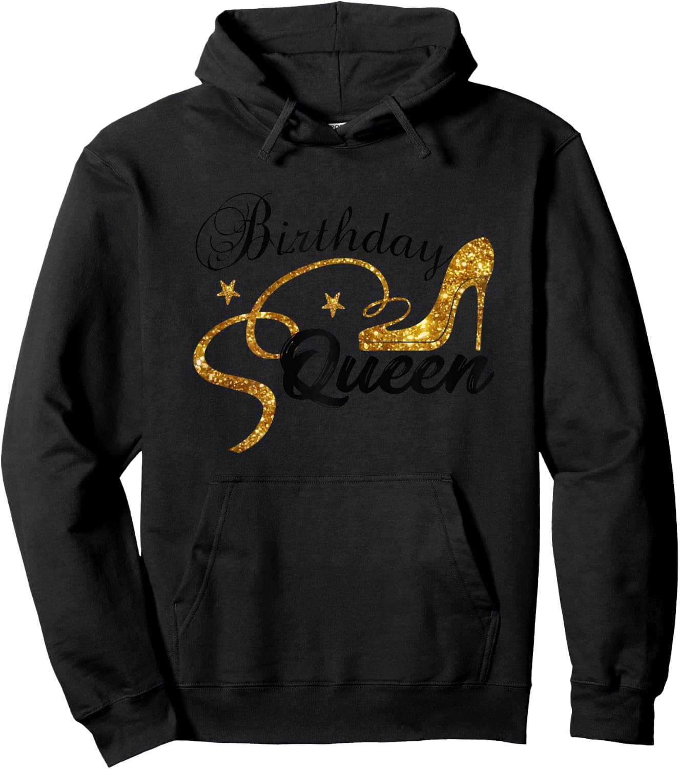 Birthday Queen Happy Birthday Party Funny Shirt Gifts Hoodie - Hoodie | Black