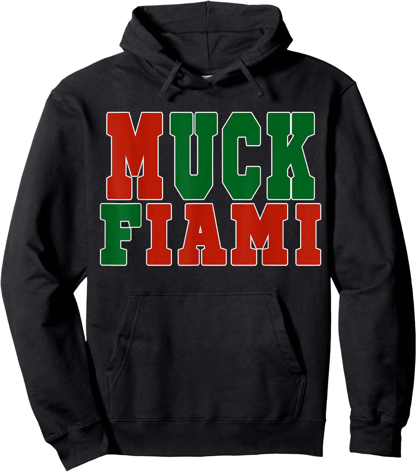 Muck Fiami Funny Miami Hater Hoodie - Hoodie | Black