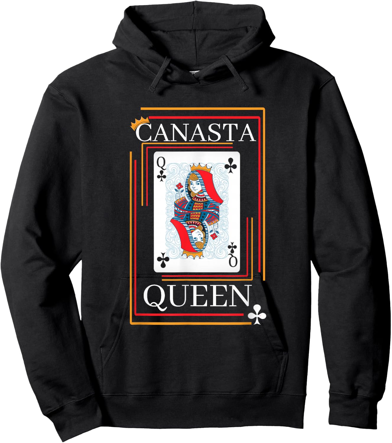 Canasta Queen Canasta Lover Playing Canasta Hoodie - Hoodie | Black