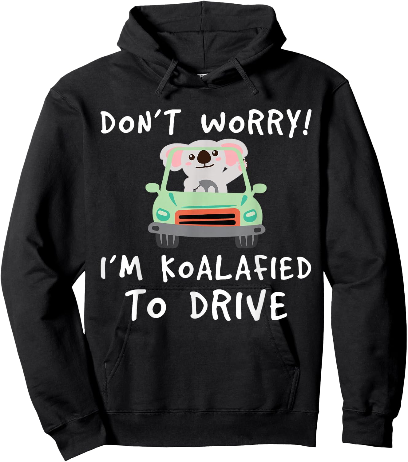 Koalafied Driving Licence Test Driving Student Hoodie - Hoodie | Black