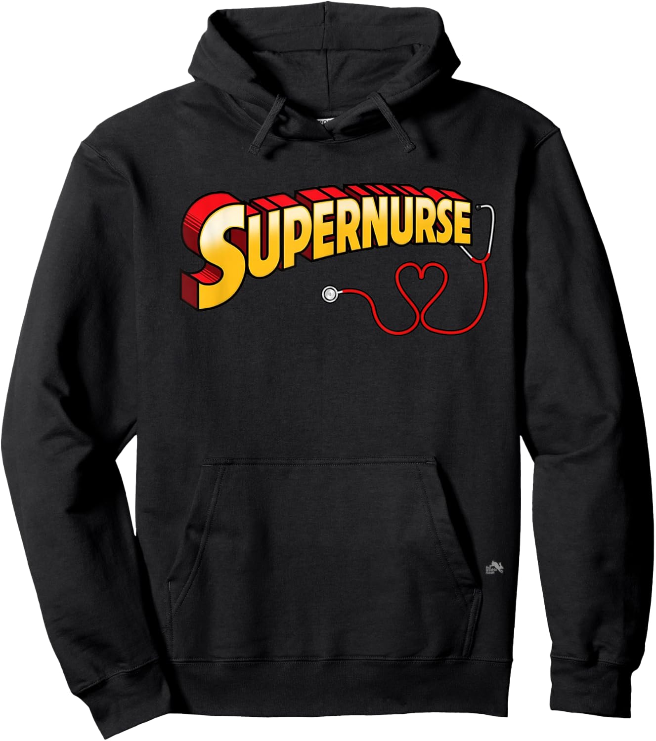 Super Nurse RN Superhero Registered Nurse Hero SuperNurse Hoodie - Hoodie | Black