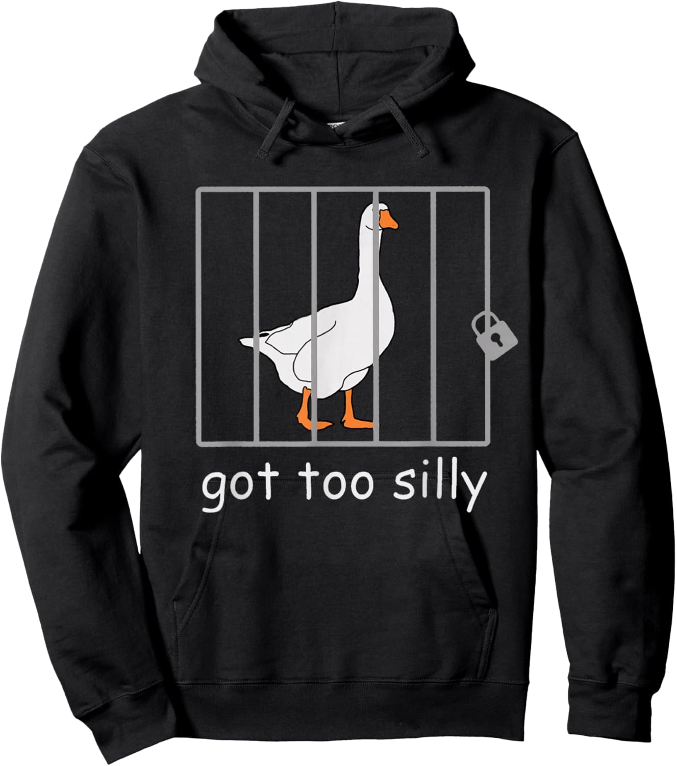 Got Too Silly Shirt, Silly Goose Hoodie - Hoodie | Black