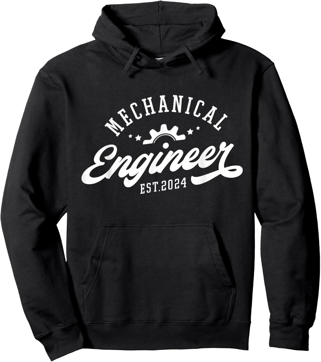 Mechanical Engineer Est 2024 Mechanical Engineer Graduation Hoodie - Hoodie | Black