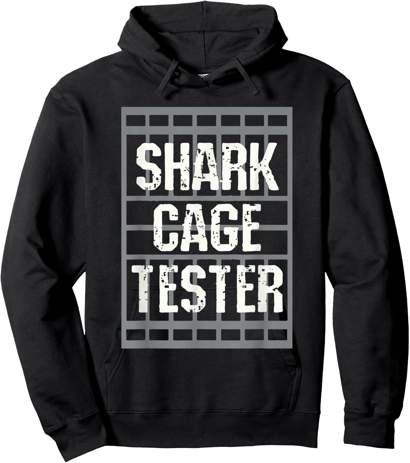 Funny Amputee Disability Shark Cage Tester Surgery Joke Hoodie - Hoodie | Black