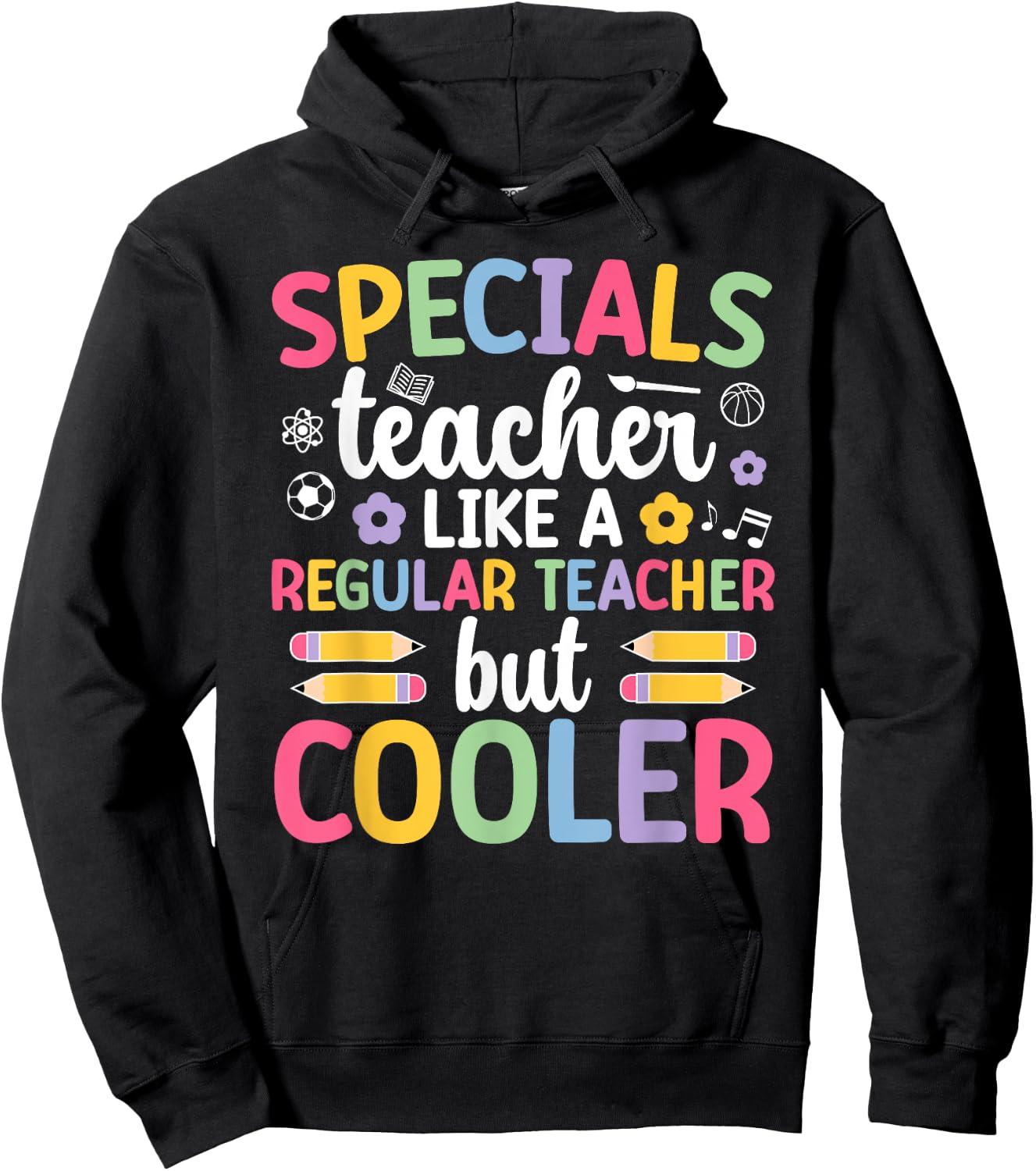 Cool Specials Teacher Specials Team Specials Squad Hoodie - Hoodie | Black