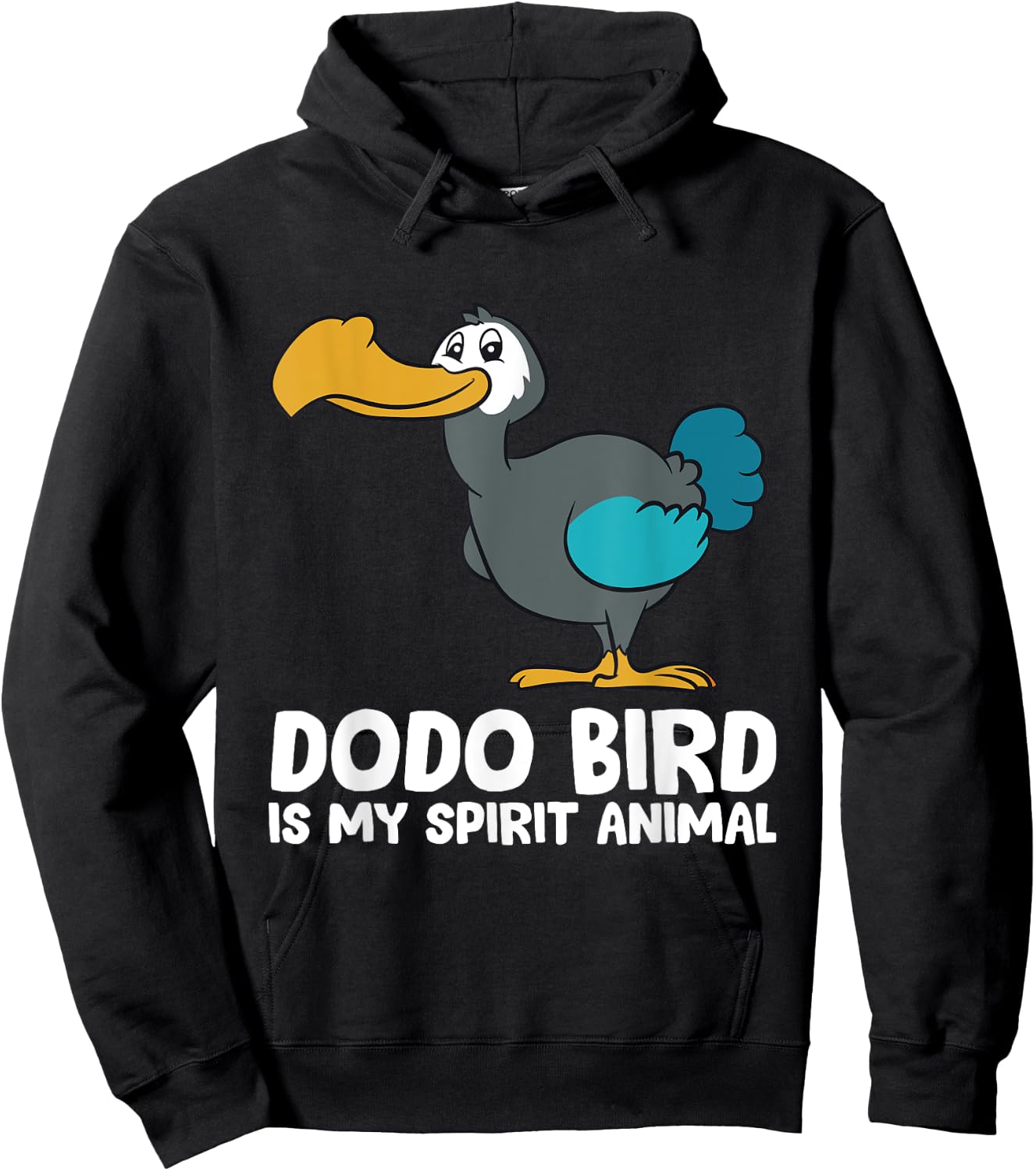 Dodo Bird Is My Spirit Animal Cute Dodo Bird Hoodie - Hoodie | Black