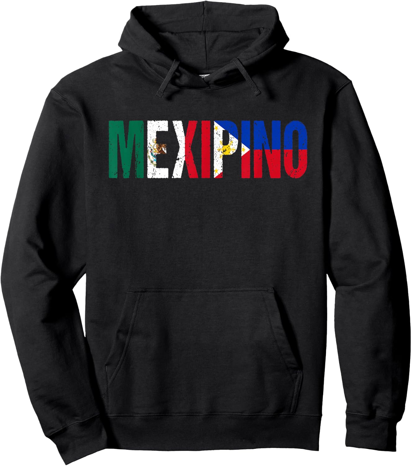 Mexipino Mexico Philippines Flag Ancestery Filipino Mexican Hoodie - Hoodie | Black
