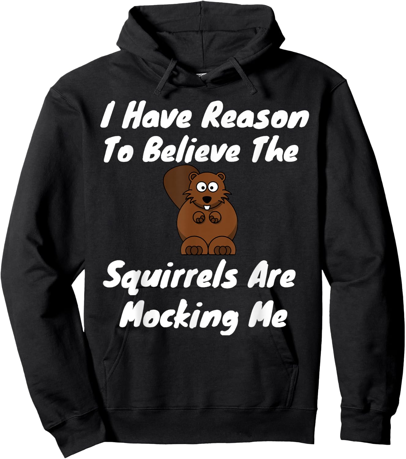I Have Reason To Believe The Squirrels Are Mocking Me Hoodie - Hoodie | Black