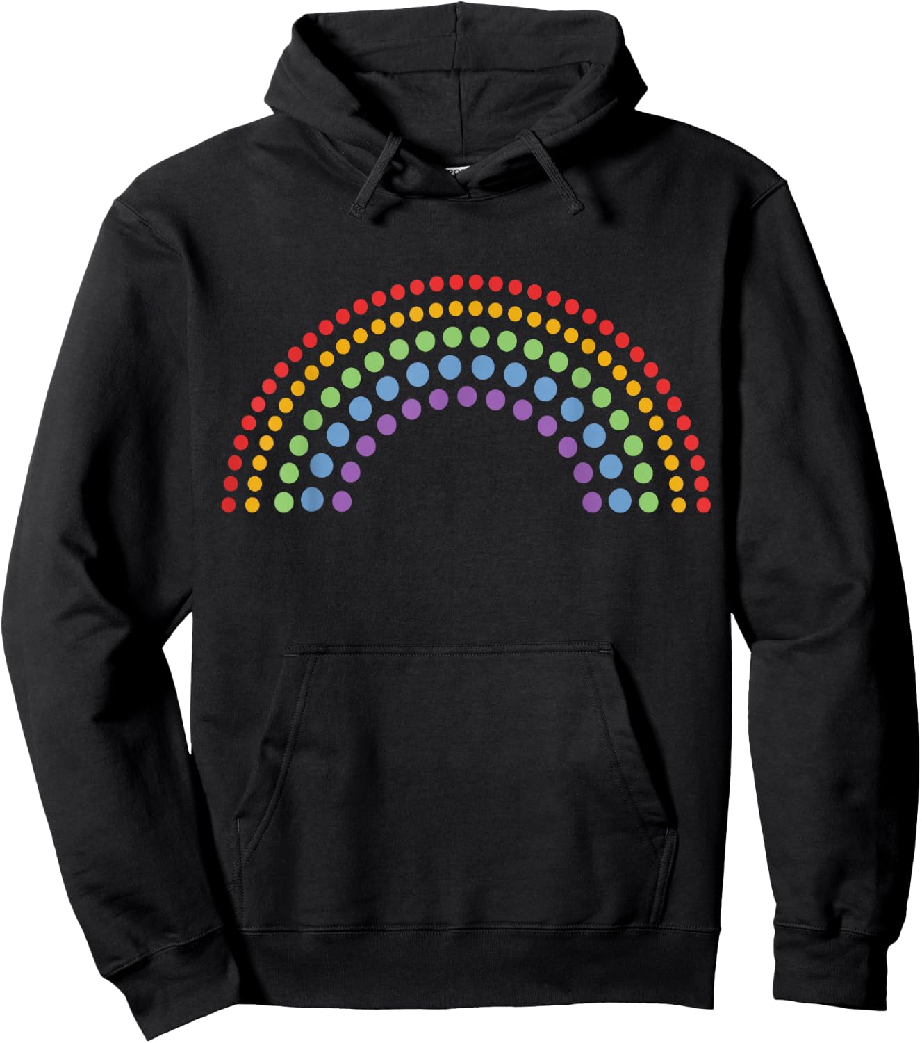 Dot Day Shirt Polka Dots Rainbow Kids Girls Boys Youths Hoodie - Hoodie | Black