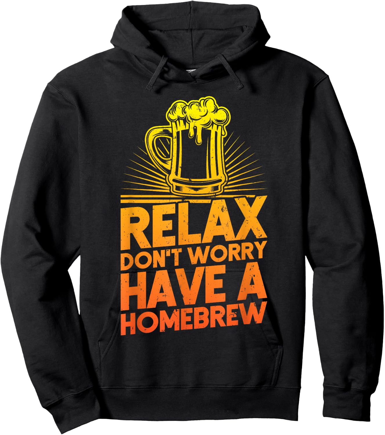 Home Brewer Relax Don't Worry Have A Homebrew Beer Hoodie - Hoodie | Black