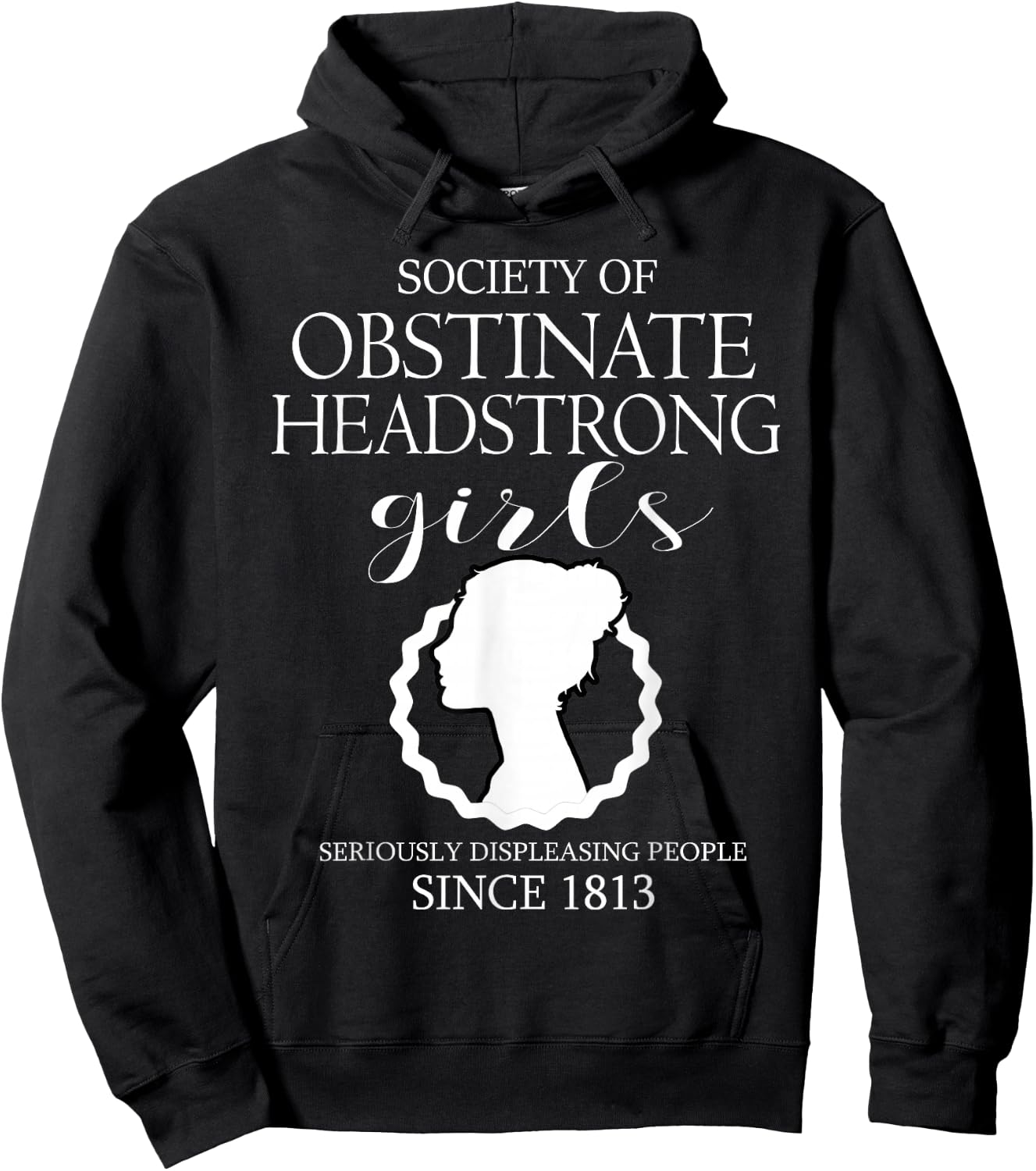 Society of Obstinate Headstrong Girls Jane Austen Gifts Small Hoodie - Hoodie | Black