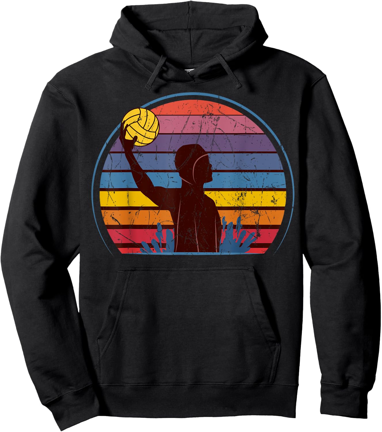 Water Polo Player Swimmer Athlete Goalkeeper Fan Team Sport Hoodie - Hoodie | Black