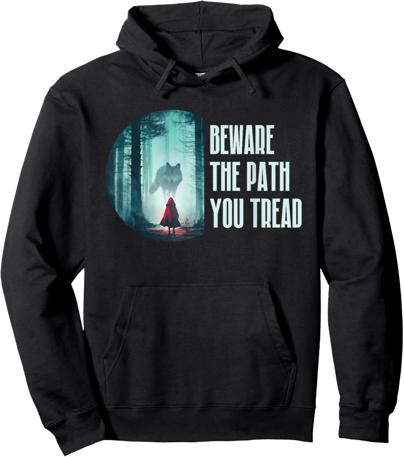 Little Red Riding Hood - Brothers Grimm Fairy Tales Hoodie - Hoodie | Black