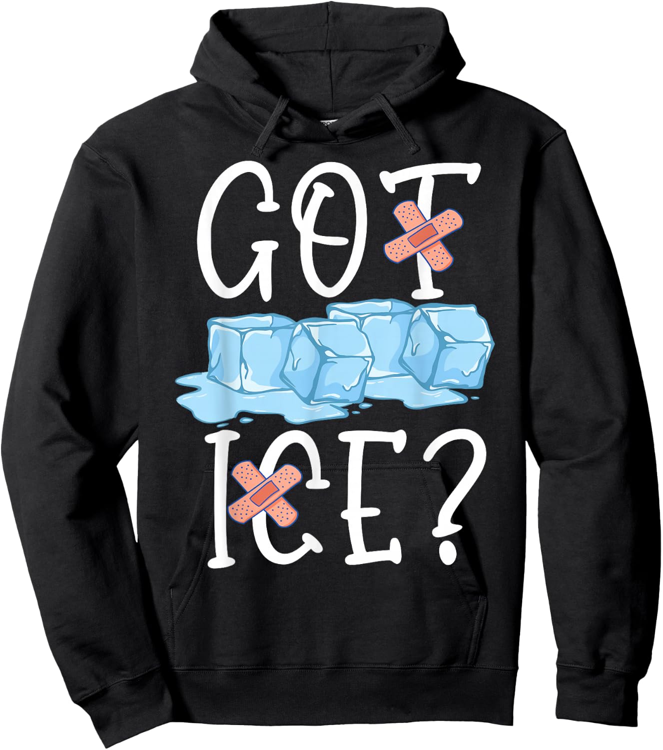 Got Ice School Nurse Saying Hoodie - Hoodie | Black