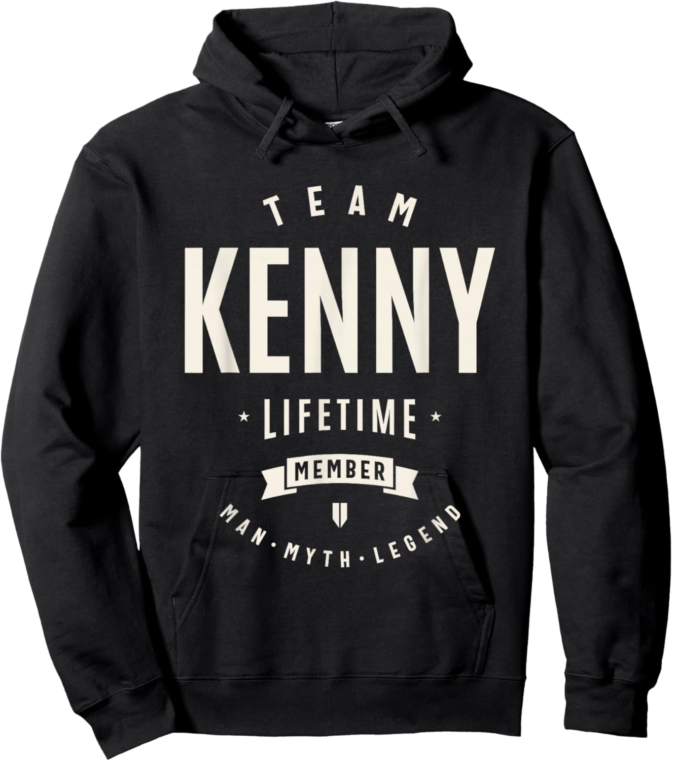 Team Kenny Lifetime Member Funny Name Kenny Hoodie - Hoodie | Black