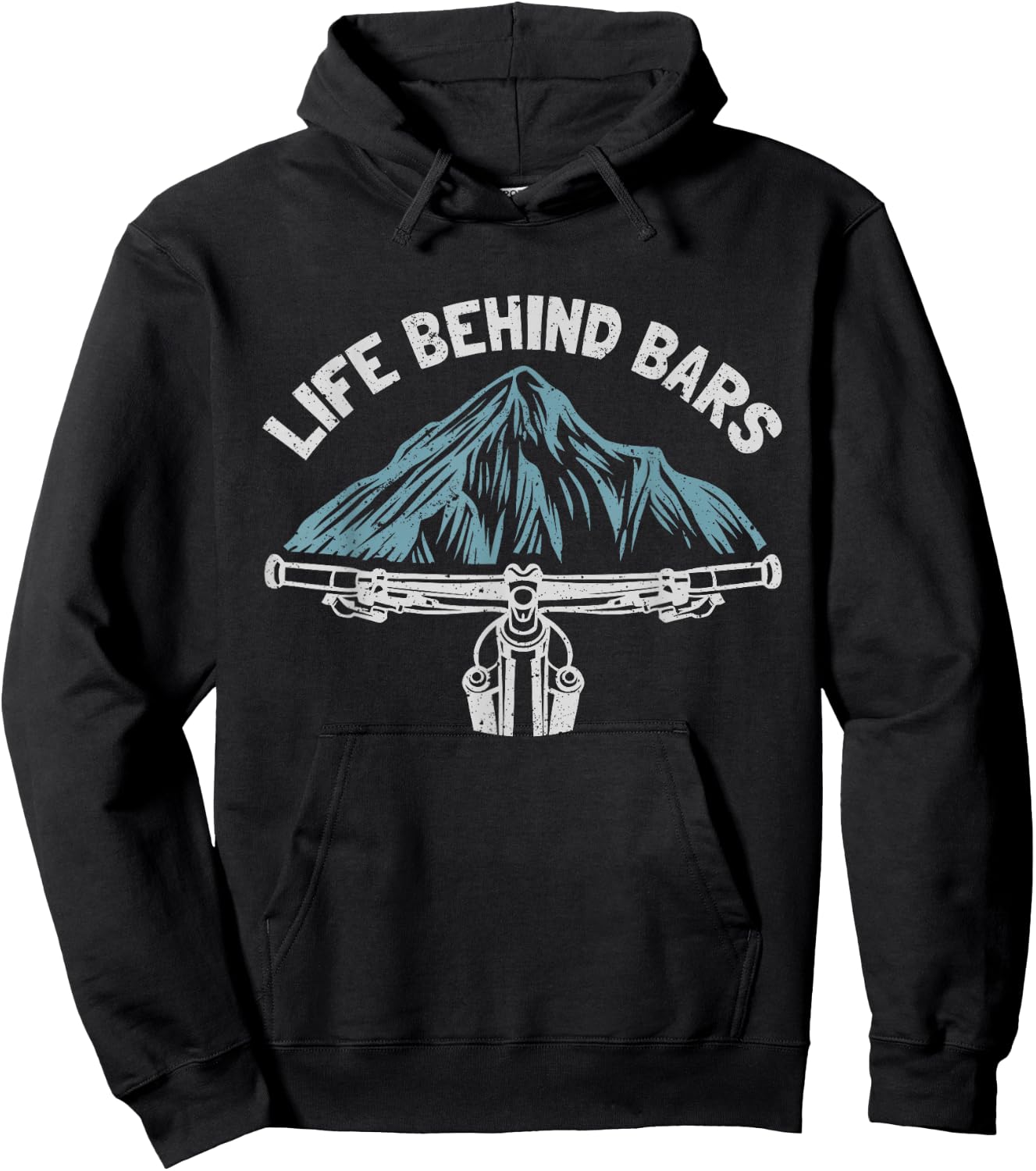 Mountain Bike Cycling Bicycle Life Behind Bars Hoodie - Hoodie | Black