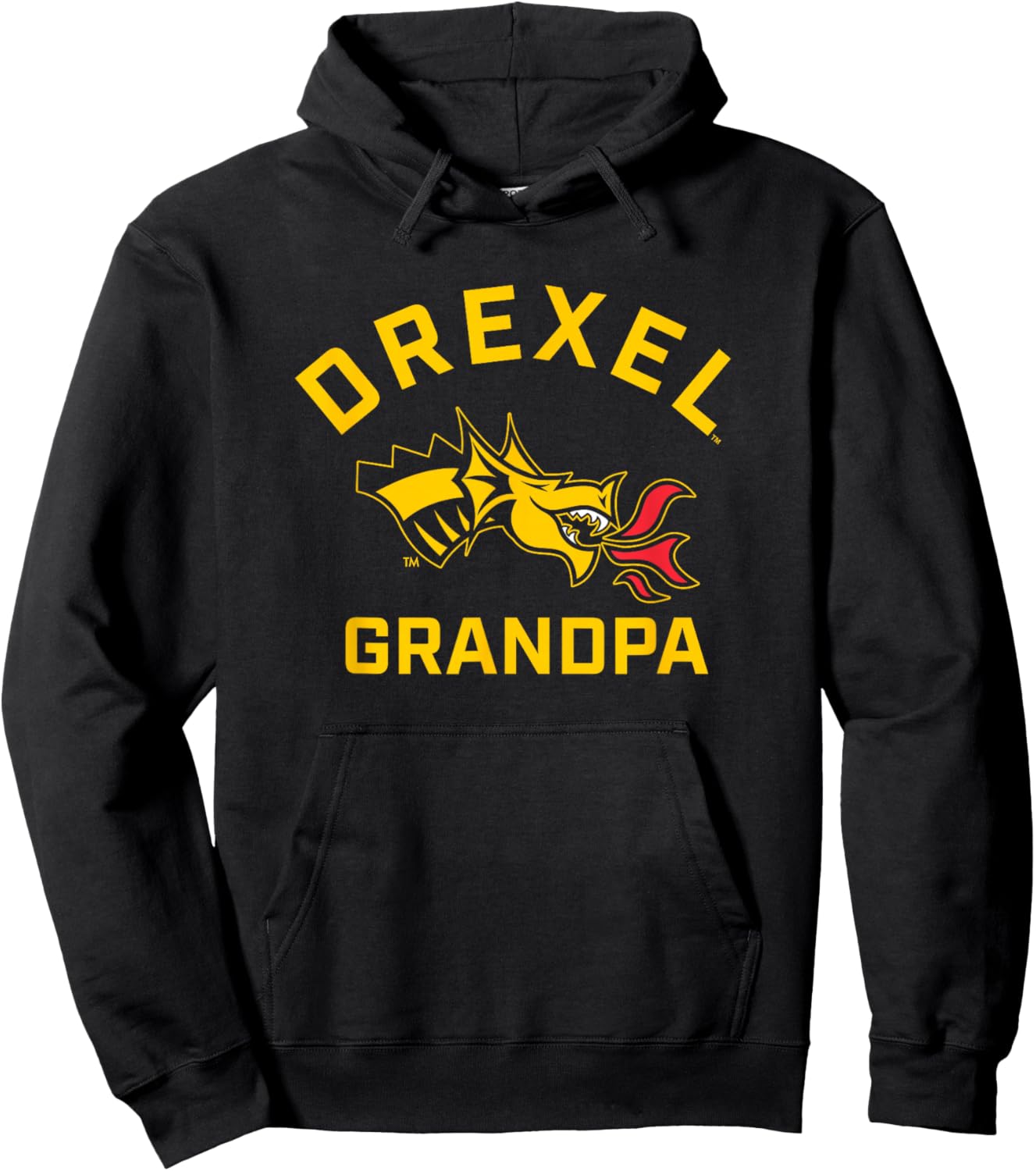 Drexel University Dragons Arched Grandpa Hoodie - Hoodie | Black