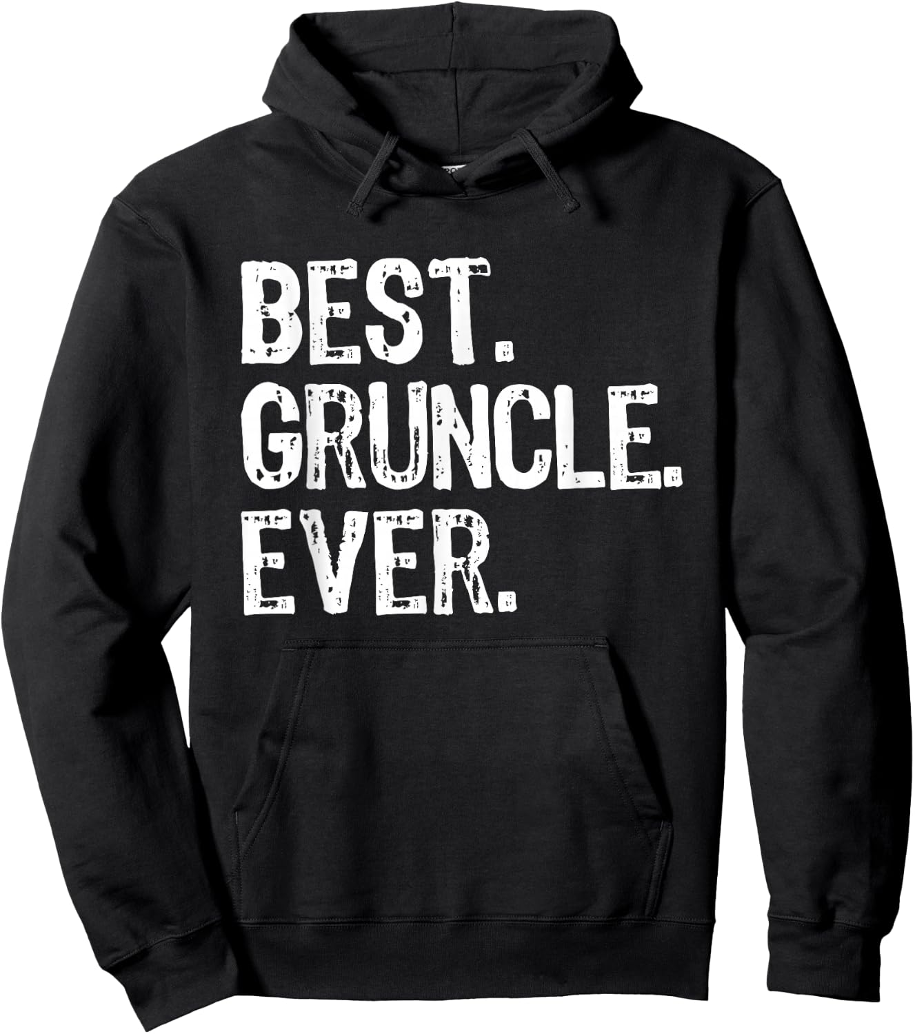 Best Gruncle Ever Funny Cool Grandpa Hoodie - Hoodie | Black