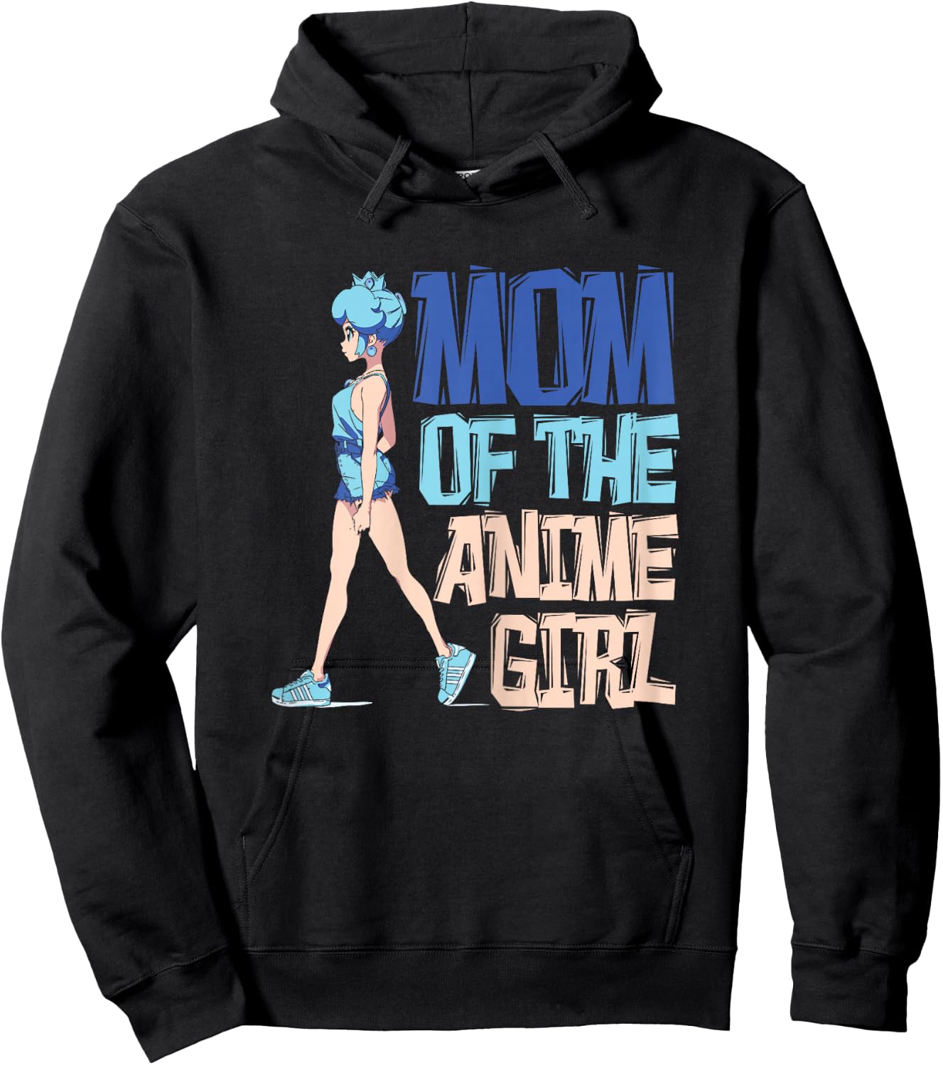 Mom of the Anime Girl - Mother Anime Hoodie - Hoodie | Black